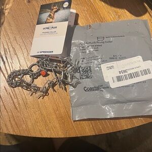 Ultra-Plus Prong Collar - Steel chrome plated 16 inch 2.25 mm